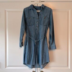 LOFT denim shirt dress.